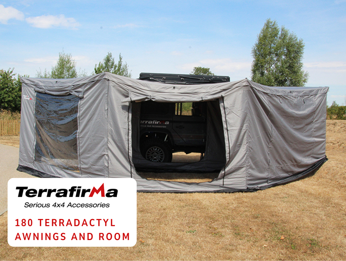 180 Degree Terradactyl Awning Room - 2.5m