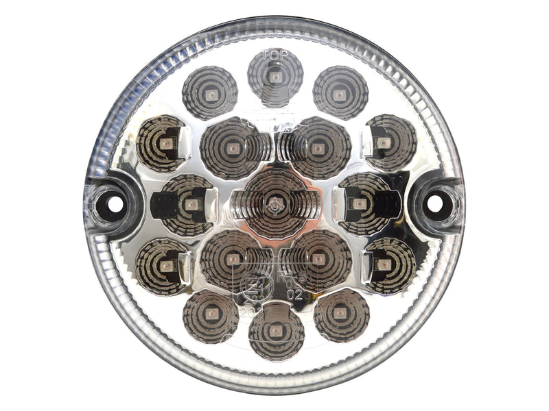 95mm Stop Tail LED Light - Single - Clear - NAS