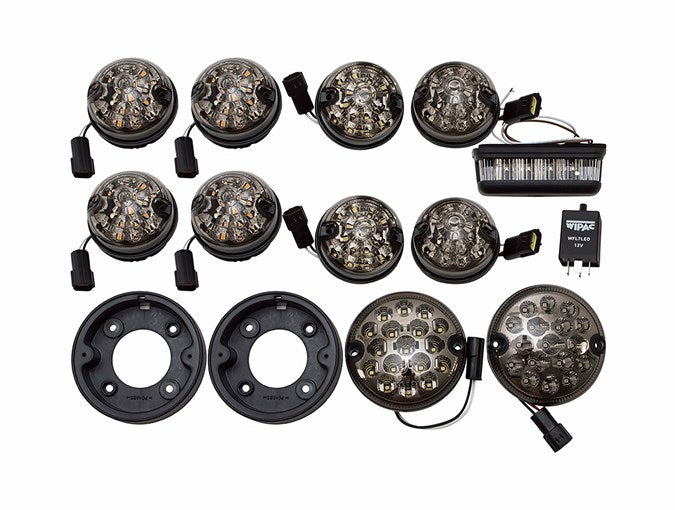 73mm LED Light Kit with 95mm Fog & Reverse - Smoked