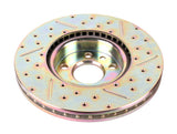 Crossed Drilled & Grooved Brake Disc - Front / Vented