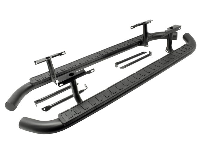 Side Steps - Fire and Ice style - Black - Pair