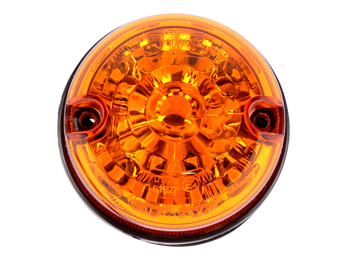 Front LED Indicator Light - Single - Amber
