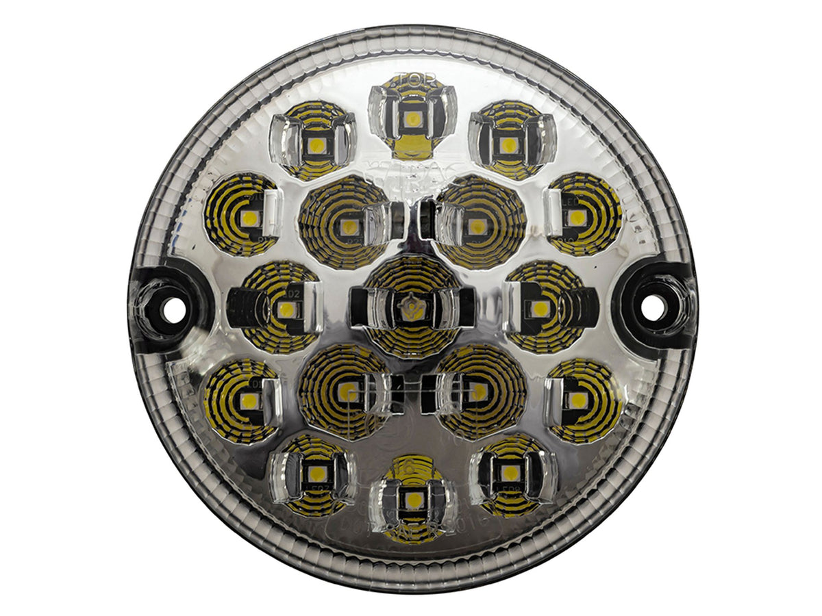 95mm Reverse LED Light - Single - Clear - NAS