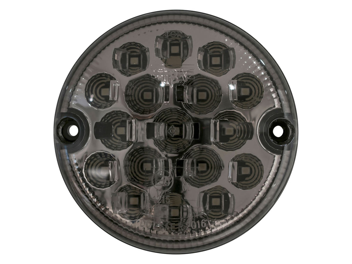 95mm Reverse LED Light - Single - Smoked - NAS