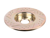 Crossed Drilled & Grooved Brake Disc - Rear / Solid