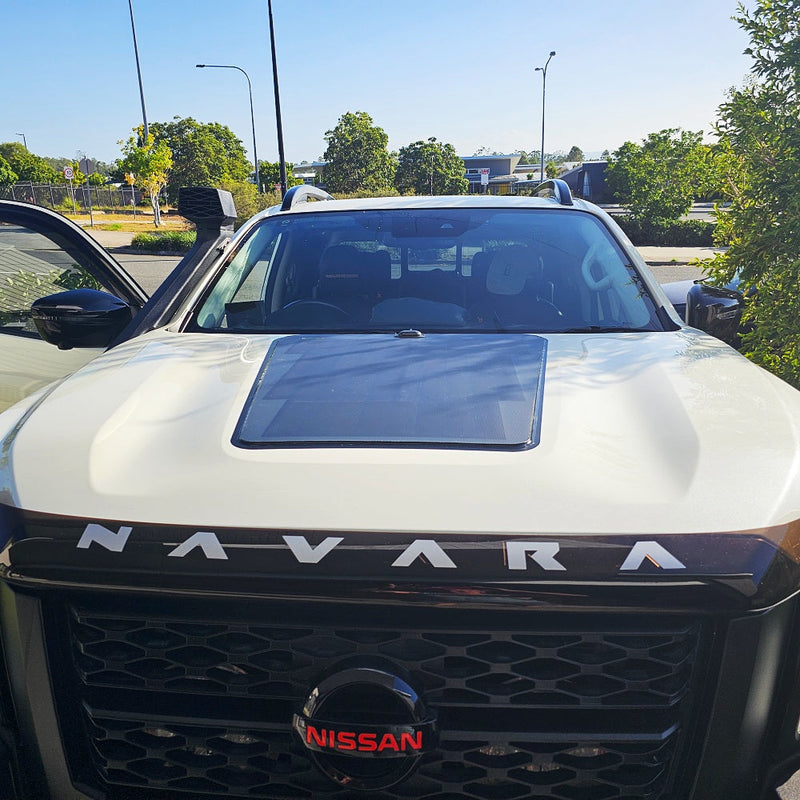 Nissan_Navara_Lensun_82W_Bonnet_Hood_Solar_Panel-1