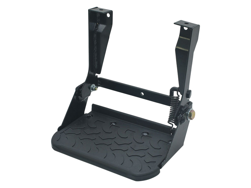 Side Flip Step - With Rubber Tyre Tread Top