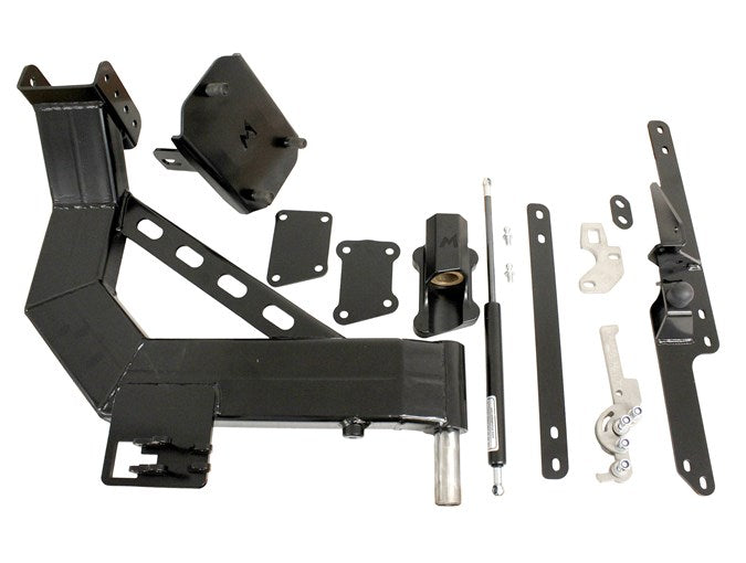 Single Arm Spare Wheel Carrier - Chassis Mounted