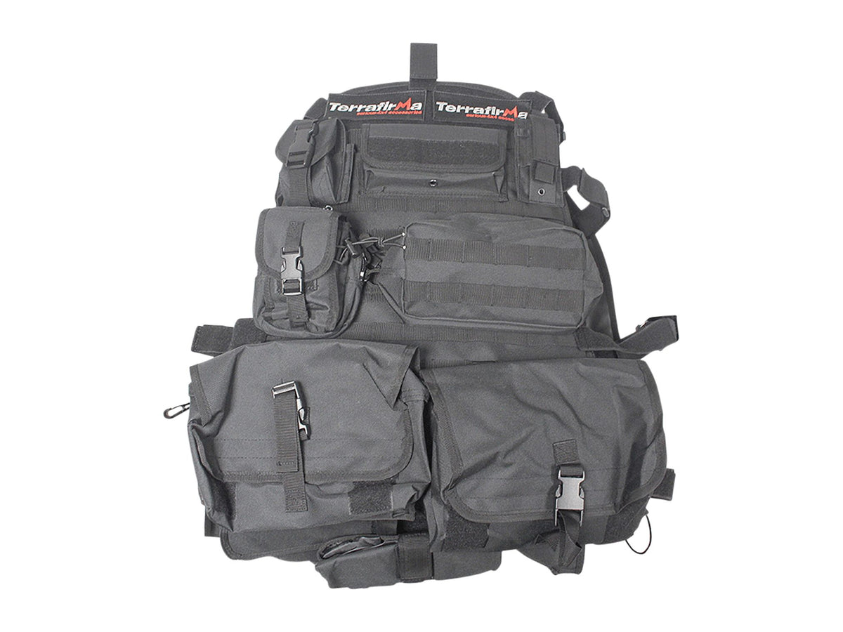 Tactical Seat Cover - With 7 Pouches