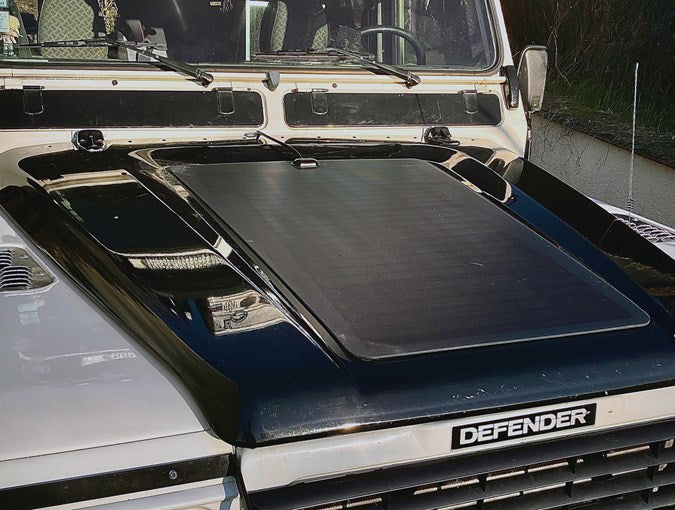 75W Bonnet Mounted Solar Panel Kit