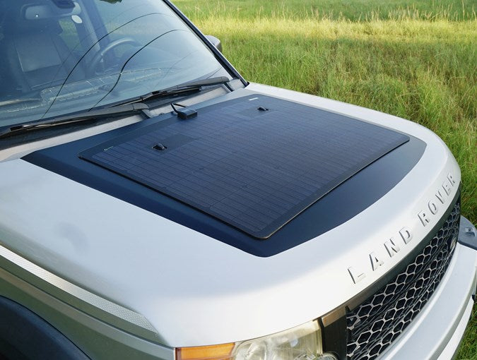 110W Bonnet Mounted Solar Panel Kit