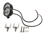 80mm Round Wide Beam LED Work Light - Pair