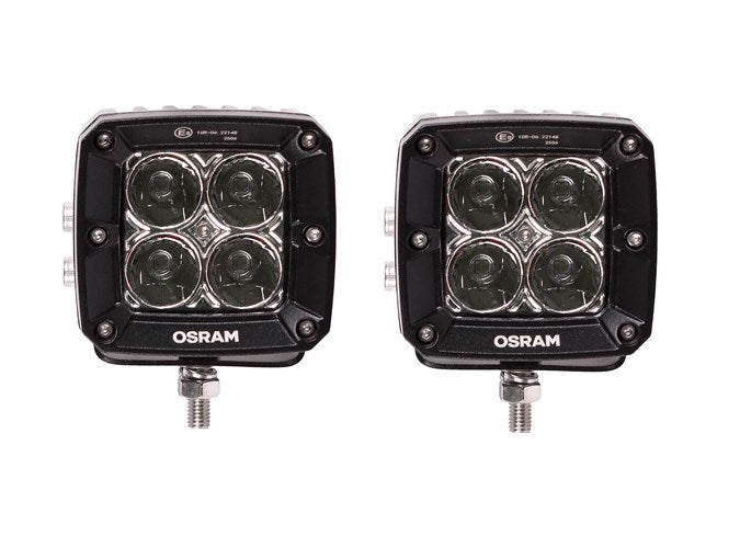 80mm Cube Spot Beam LED Work Light - Pair