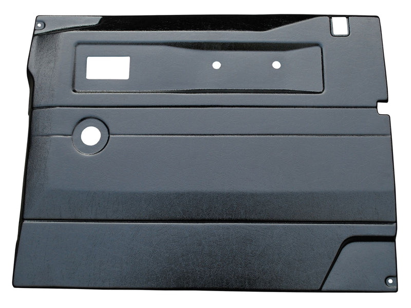 Door Card - Front / RHS / Manual window / Black