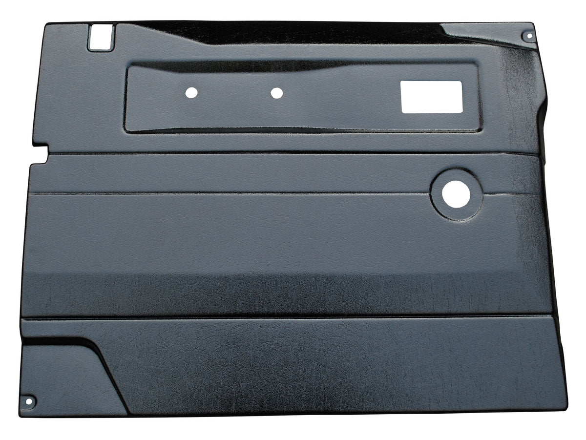 Door Card - Front / LHS / Manual window / Black
