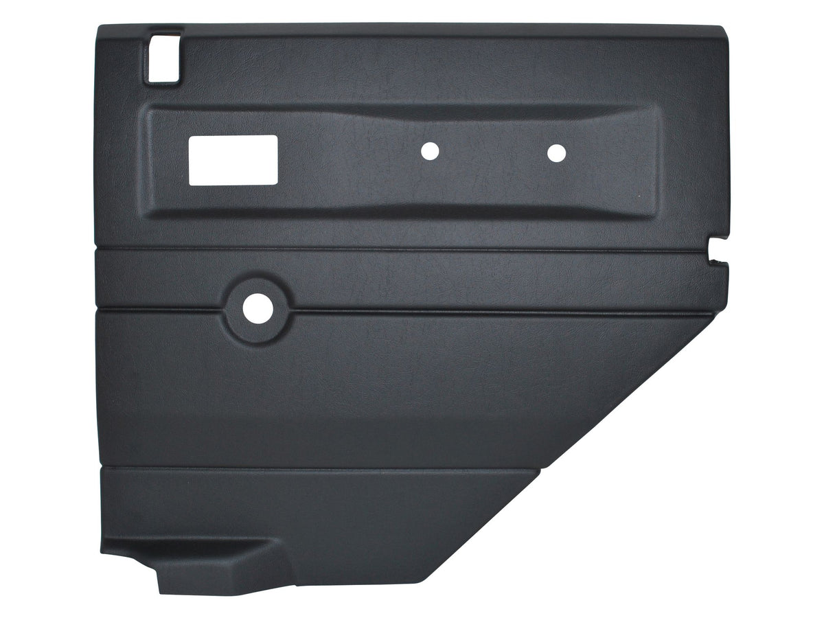 Door Card - 2nd Row / RHS / Manual window / Black