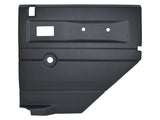 Door Card - 2nd Row / RHS / Manual window / Black