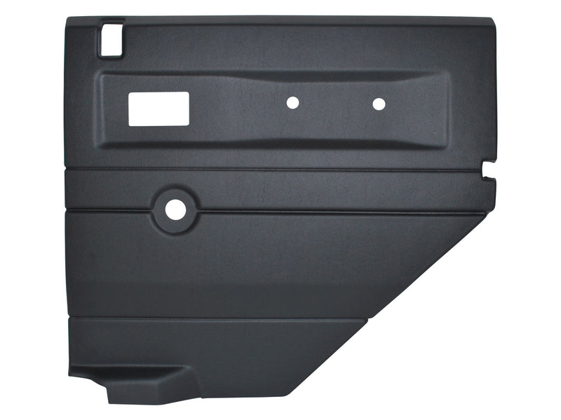 Door Card - 2nd Row / RHS / Manual window / Black