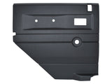 Door Card - 2nd Row / LHS / Manual window / Black