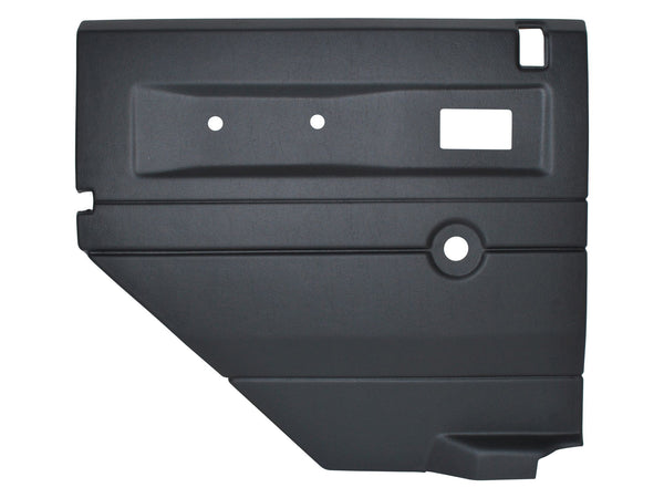 Door Card - 2nd Row / LHS / Manual window / Black