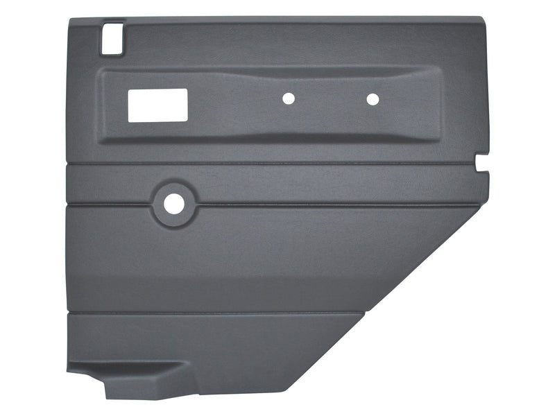 Door Card - 2nd Row / RHS / Manual window / Dark Grey