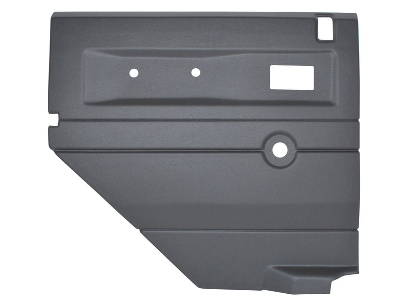 Door Card - 2nd Row / LHS / Manual window / Dark Grey