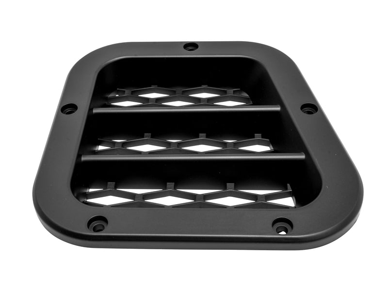 Sport Wing Vent Grille - Left Side - Satin Black