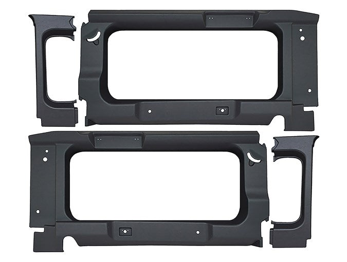 Window Trims - Pair / Black / With Windows