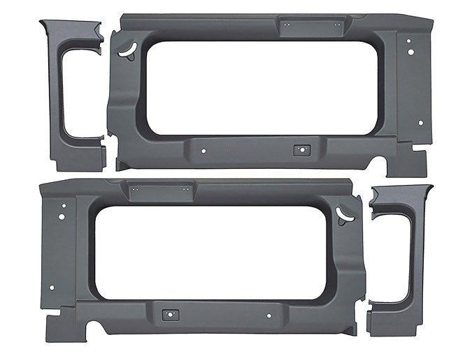 Window Trims - Pair / Dark Grey / With Windows