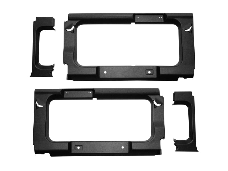 Window Trims - Pair / Black / With Windows