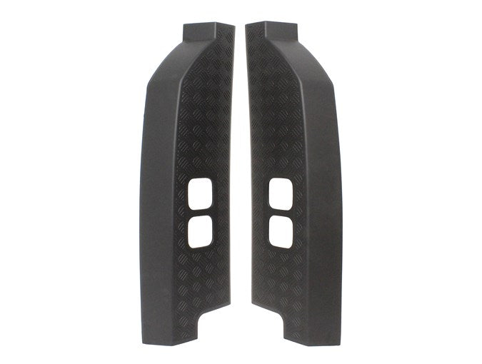 Rear Corner Chequer Plate - Plastic - Pair