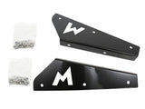 Mudflap Brackets - Front - Pair - Stainless Steel - Black