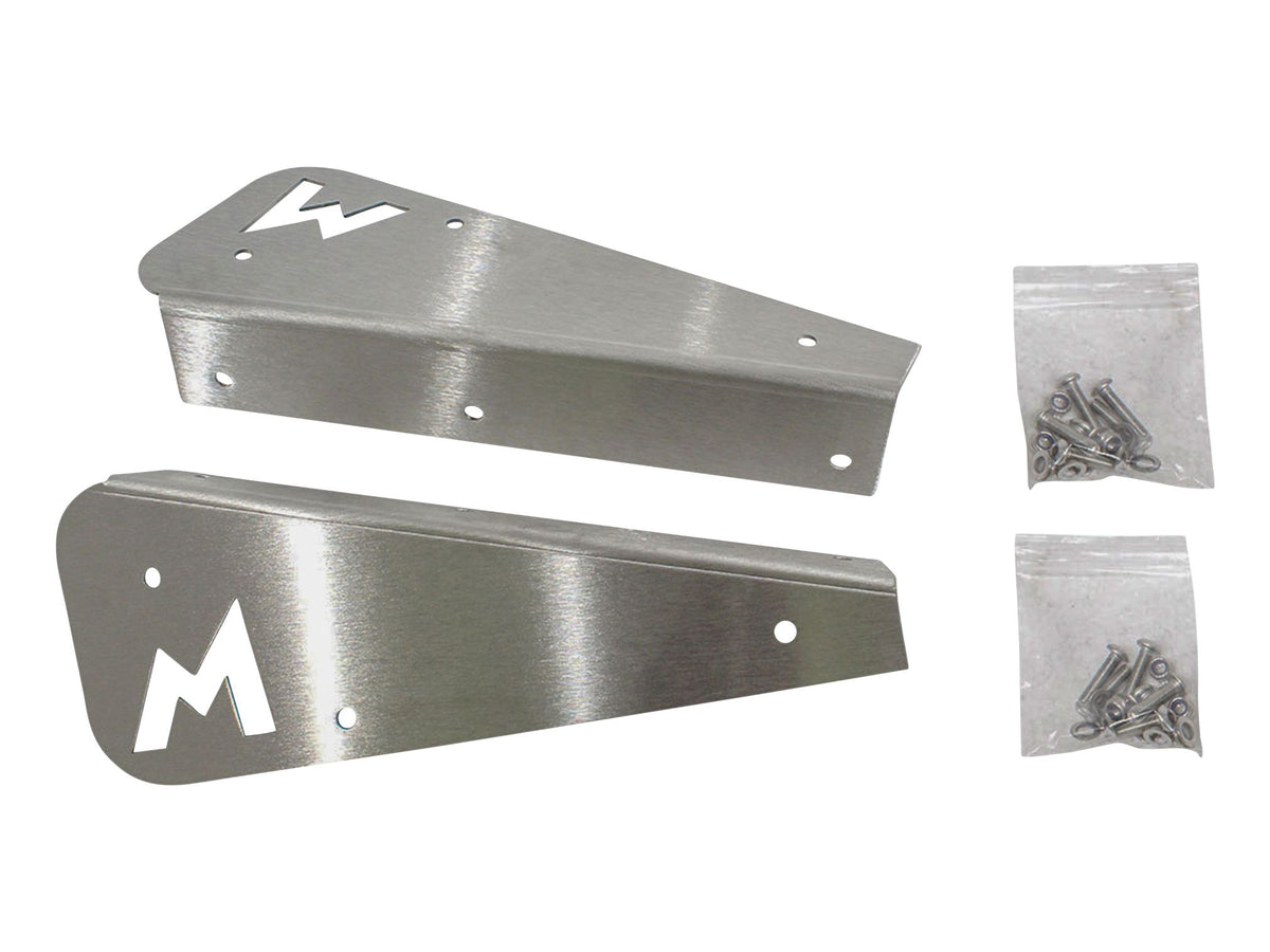 Mudflap Brackets - Rear - Pair - Stainless Steel
