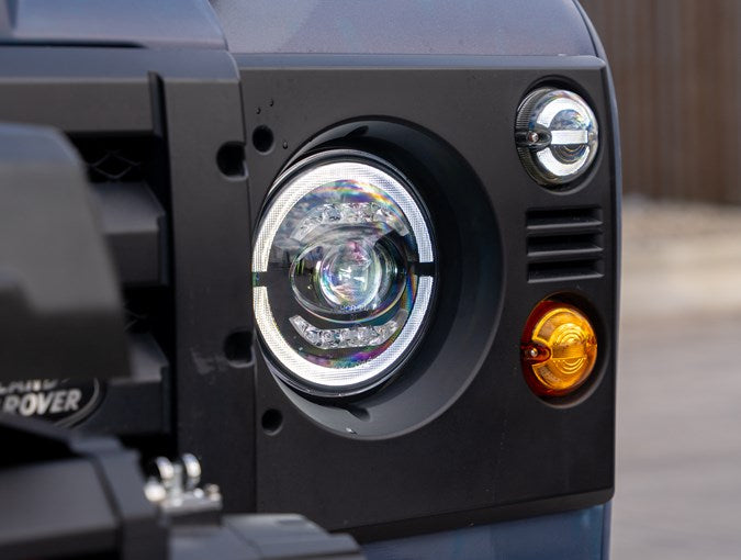 Halo & Bar LED Complete Light Kit -73mm Kit with 95mm Fog / Reverse -  Coloured
