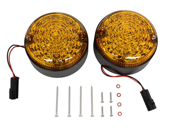 Scrolling LED Indicators - 95mm - Rear - Coloured