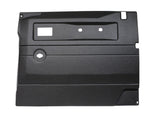 Door Card - Front / RHS / Manual window / Black