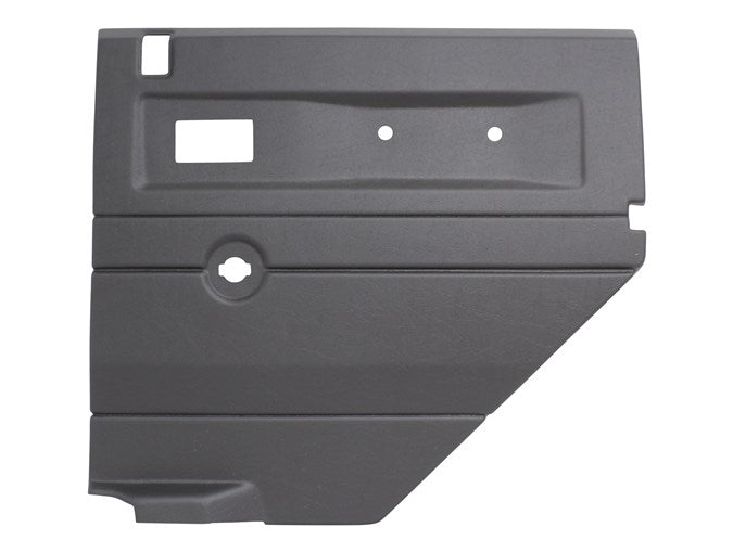 Door Card - 2nd Row / RHS / Manual Window / Dark Grey