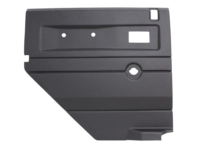 Door Card - 2nd Row / LHS / Manual window / Black