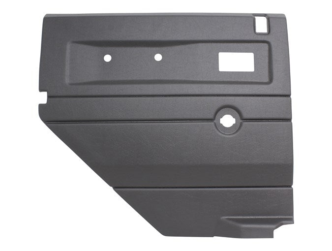 Door Card - 2nd Row / LHS / Manual Window / Dark Grey