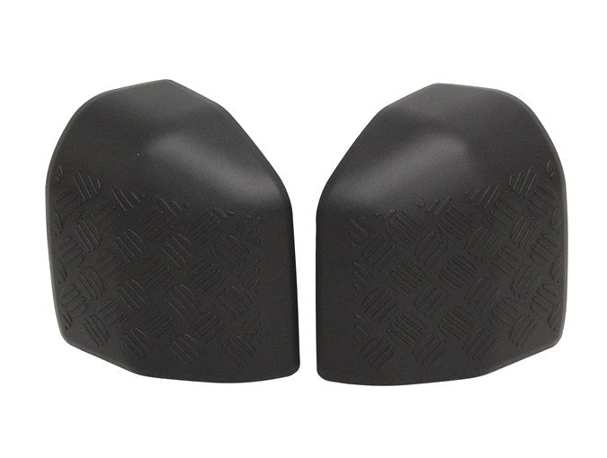 Mirror Head Chequer Plate - Plastic - Pair