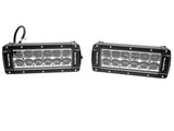 8" Double Row LED Light Bar - Pair