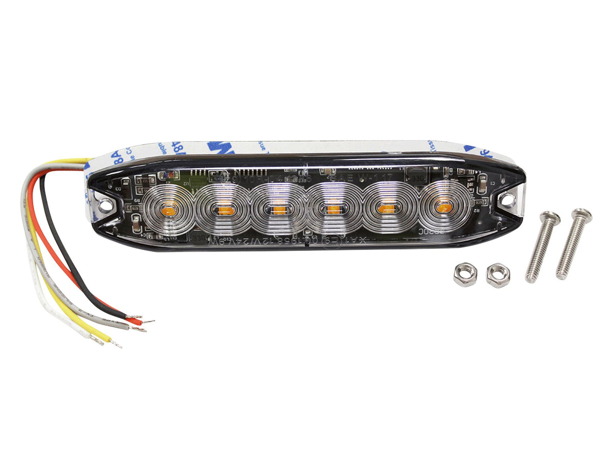 Hazard 6 - LED - Amber
