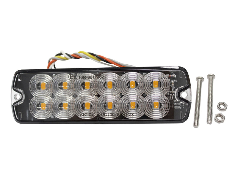 Hazard 12 - LED - Amber
