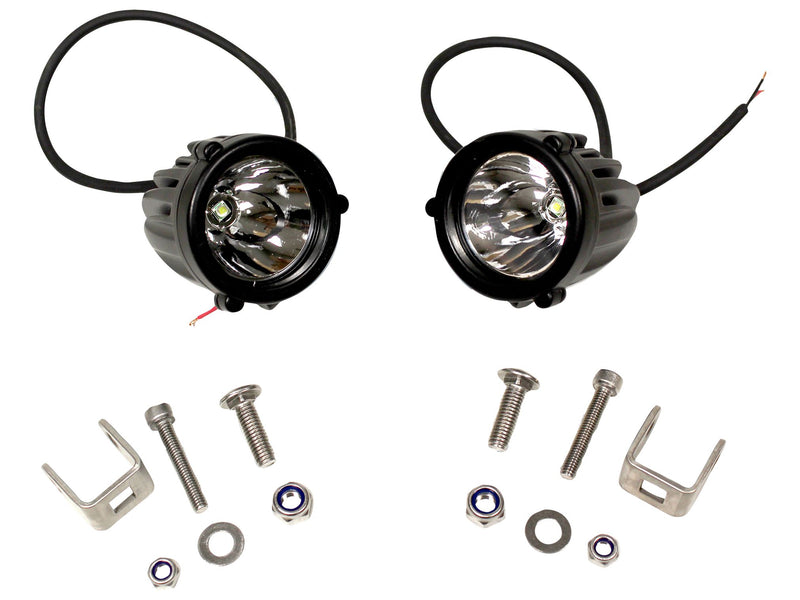 2" LED Spotlights - Round - Pair