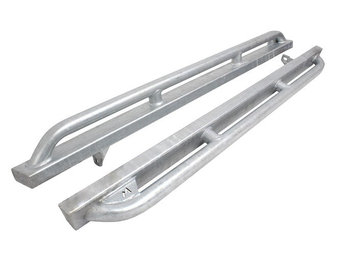 Rock Sliders With Tree Bars - Galvanised