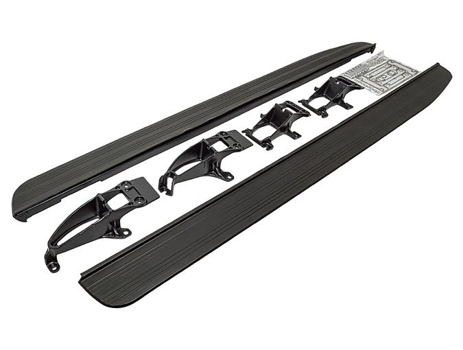 Side Steps - OE Style - Black & Alloy - Pair